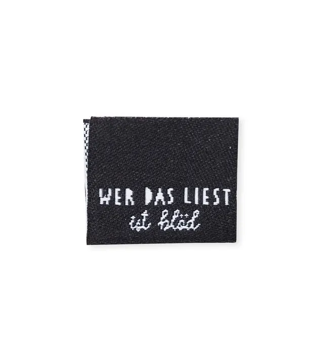 paul-clara-weblabels-wer-das-liest-mini-label-schwarz-kotex image 1