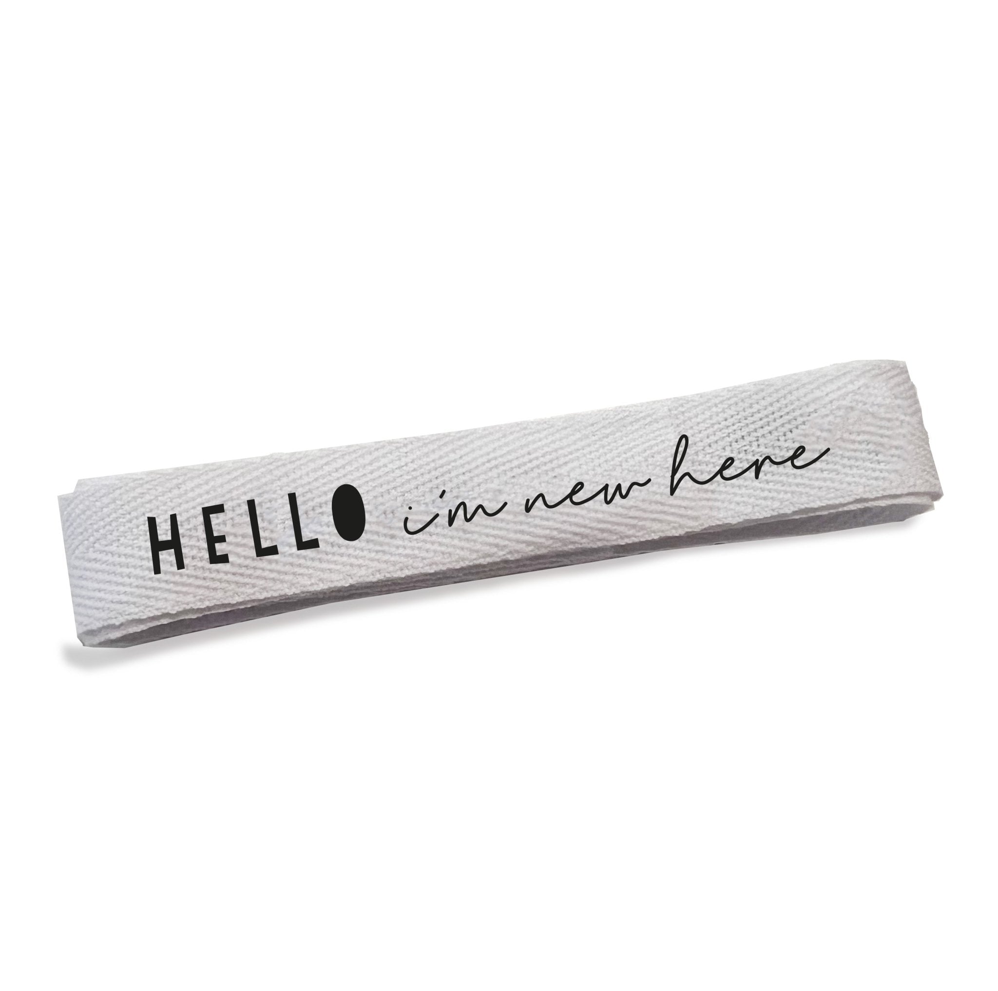 paul-clara-b-nder-hello-i-m-new-here-baumwoll-band-wei-1m image 1