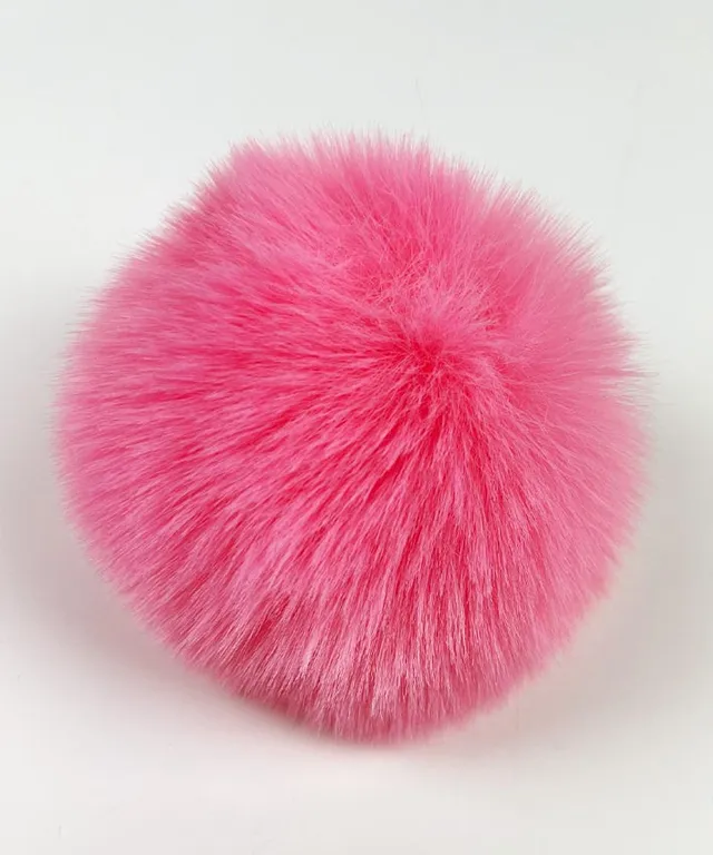 lenipepunkt-taschenanh-nger-pompon-rosa-8-cm image 1