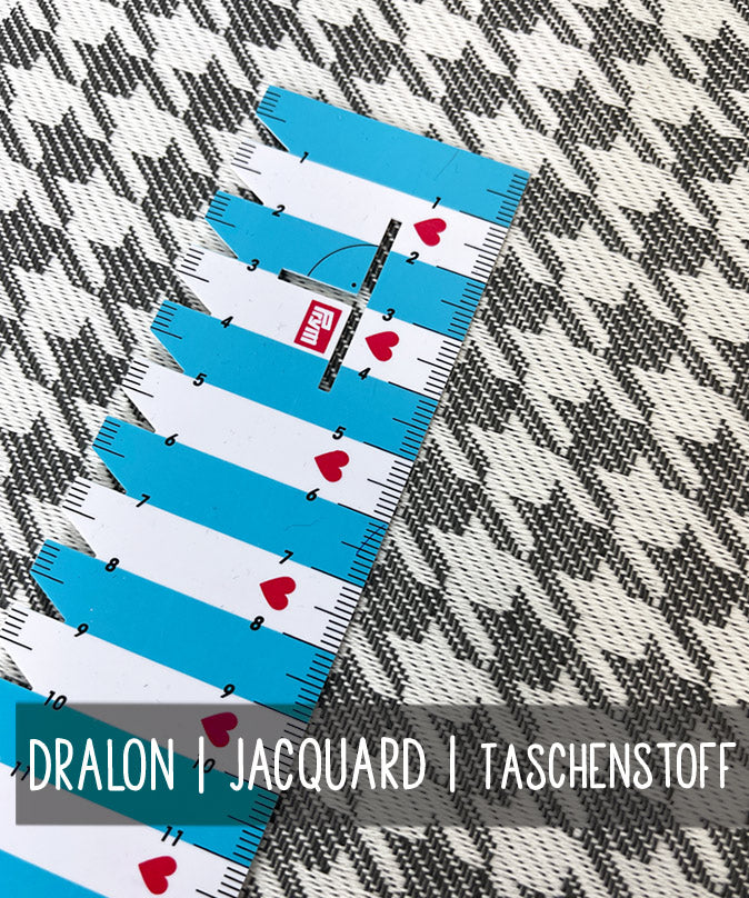 lenipepunkt-dralon-jacquard-taschenstoff-hahnentritt-grau-wei image 2