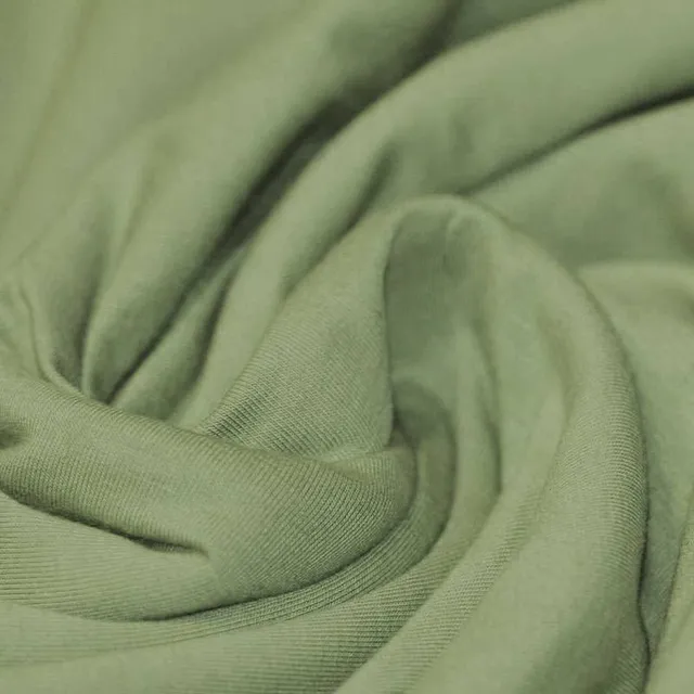 paul-clara-jersey-uni-olive-stoff-0-5-m-elastisch image 1