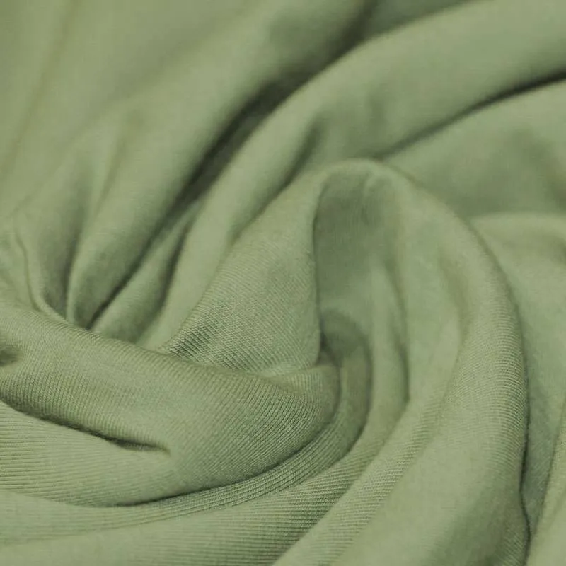 paul-clara-jersey-uni-olive-stoff-0-5-m-elastisch image 1
