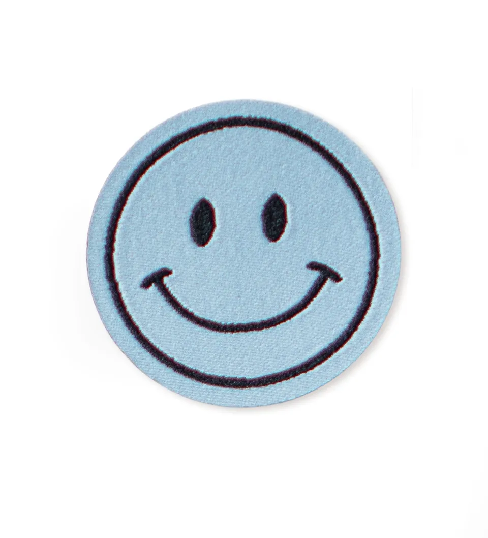 paul-clara-patches-smile-mint-patch-iron-on-3-cm image 1