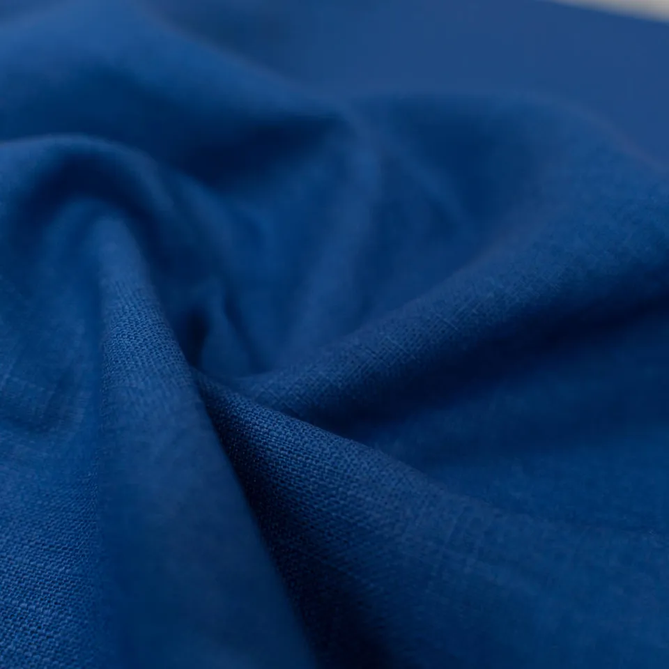n-hfrosch-leinen-royalblau-leinenstoff-meterware-atmungsaktiv image 1