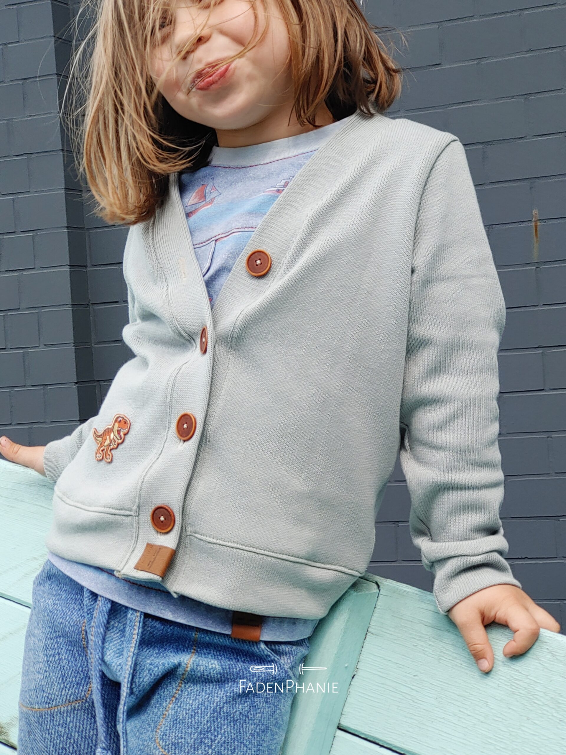 fadenk-fer-karo-kinder-ebook-strickjacke-gr-74-164 image 8