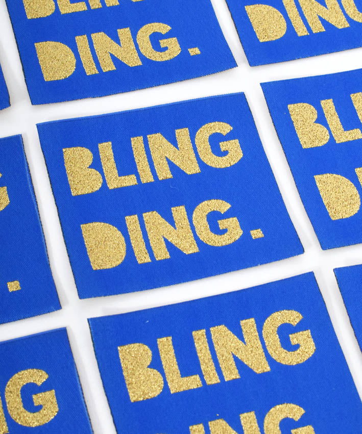 lenipepunkt-bling-ding-xl-patch-glitzer-kobalt-goldlurex image 1