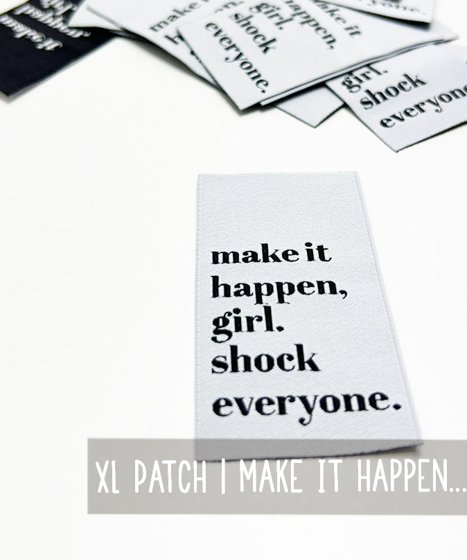 lenipepunkt-xl-patch-make-it-happen-4x7-cm-polyester image 1