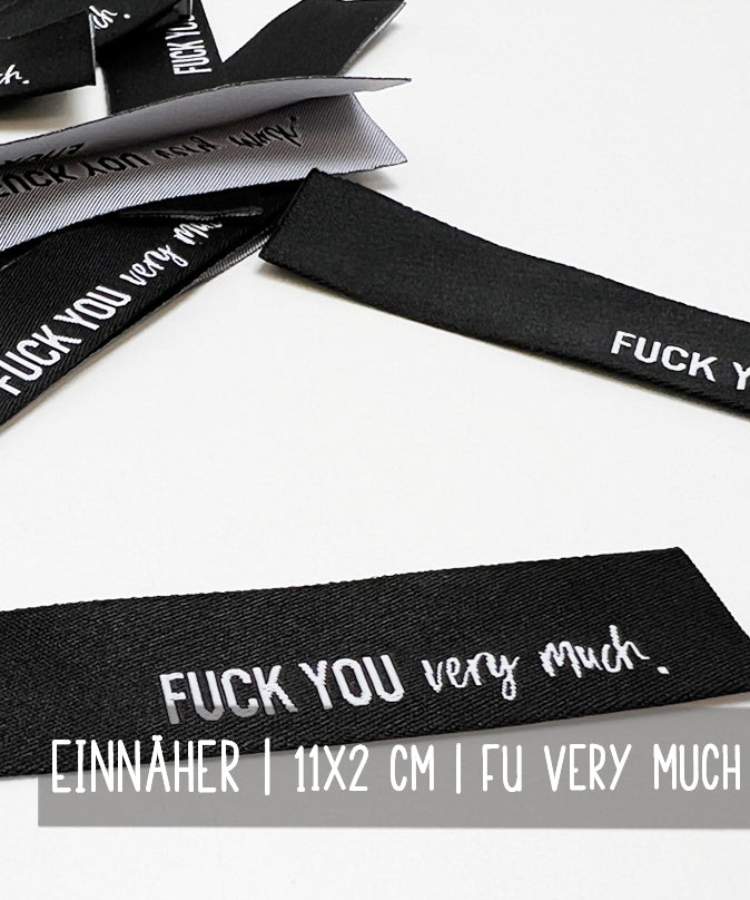 lenipepunkt-kurzwaren-fu-you-very-much-einn-her-patch-schwarz-wei image 1