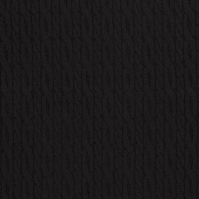 n-hfrosch-stoffe-strick-jacquard-zopfmuster-schwarz-meterware image 1