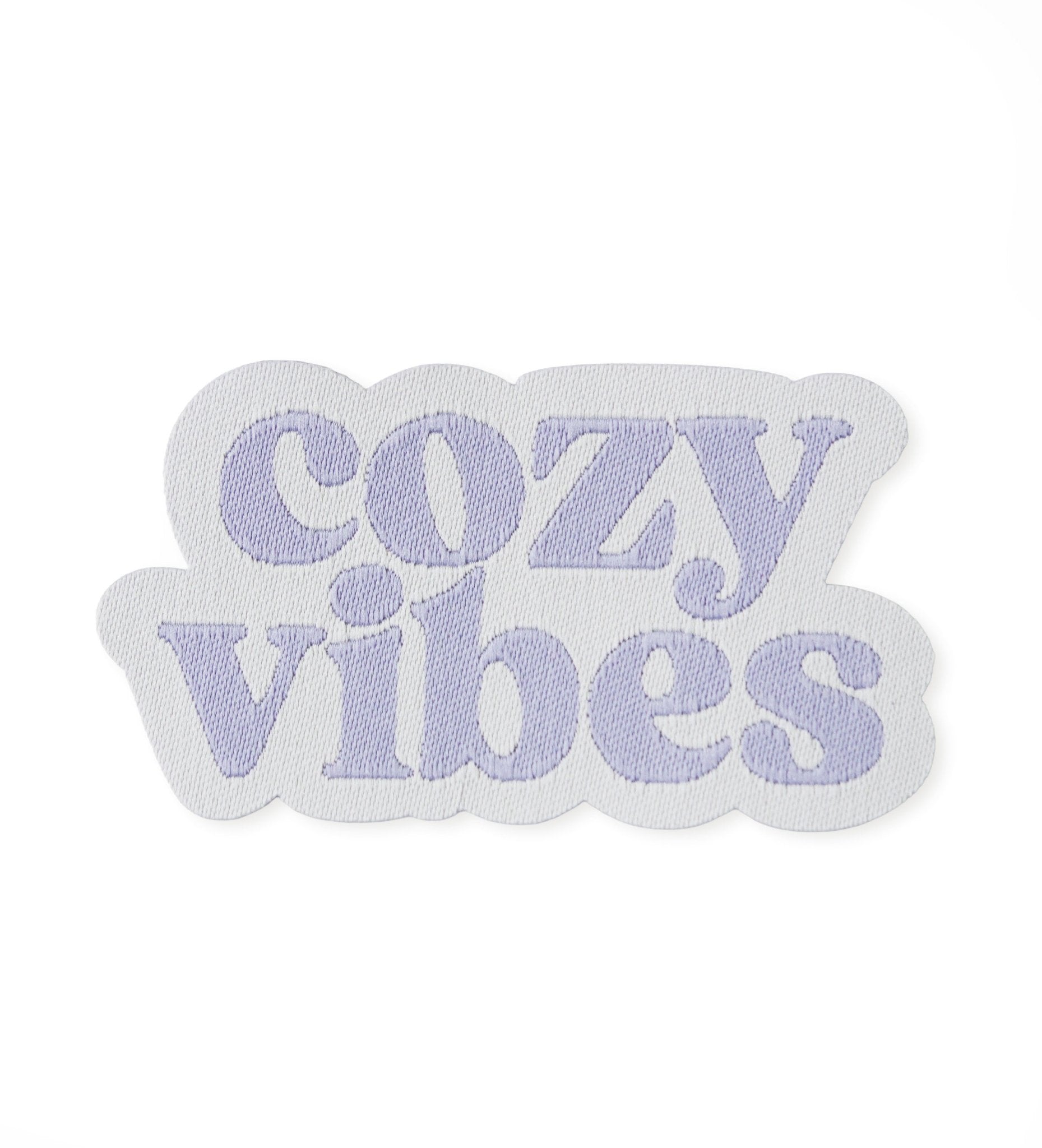 paul-clara-patches-cozy-vibes-patch-iron-on-5-5-cm image 1