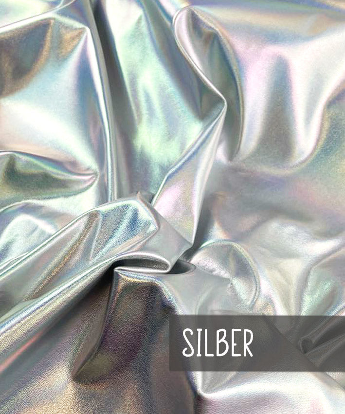lenipepunkt-kunstleder-laser-foil-holo-silber-meterware image 4