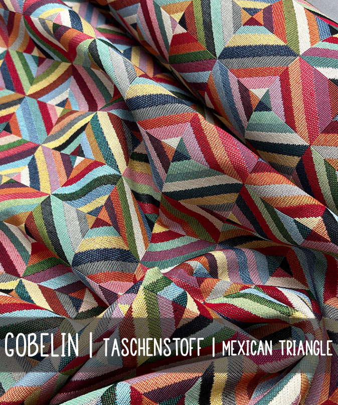 lenipepunkt-gobelin-taschenstoff-mexican-triangle-bunt-140-cm image 1
