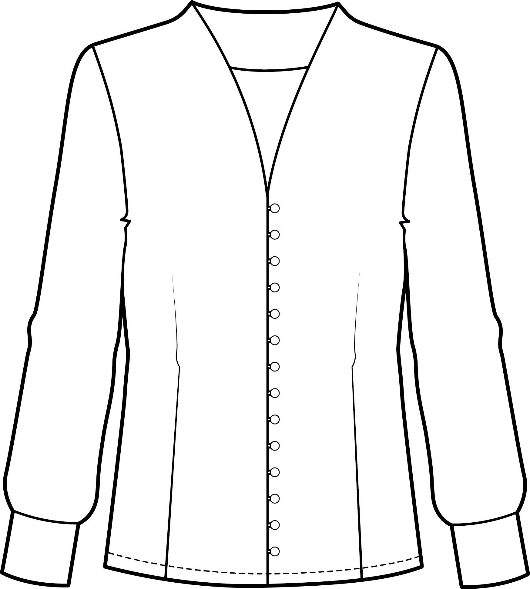 n-hfrosch-perlente-damen-bluse-papierschnittmuster-kelchkragen image 3