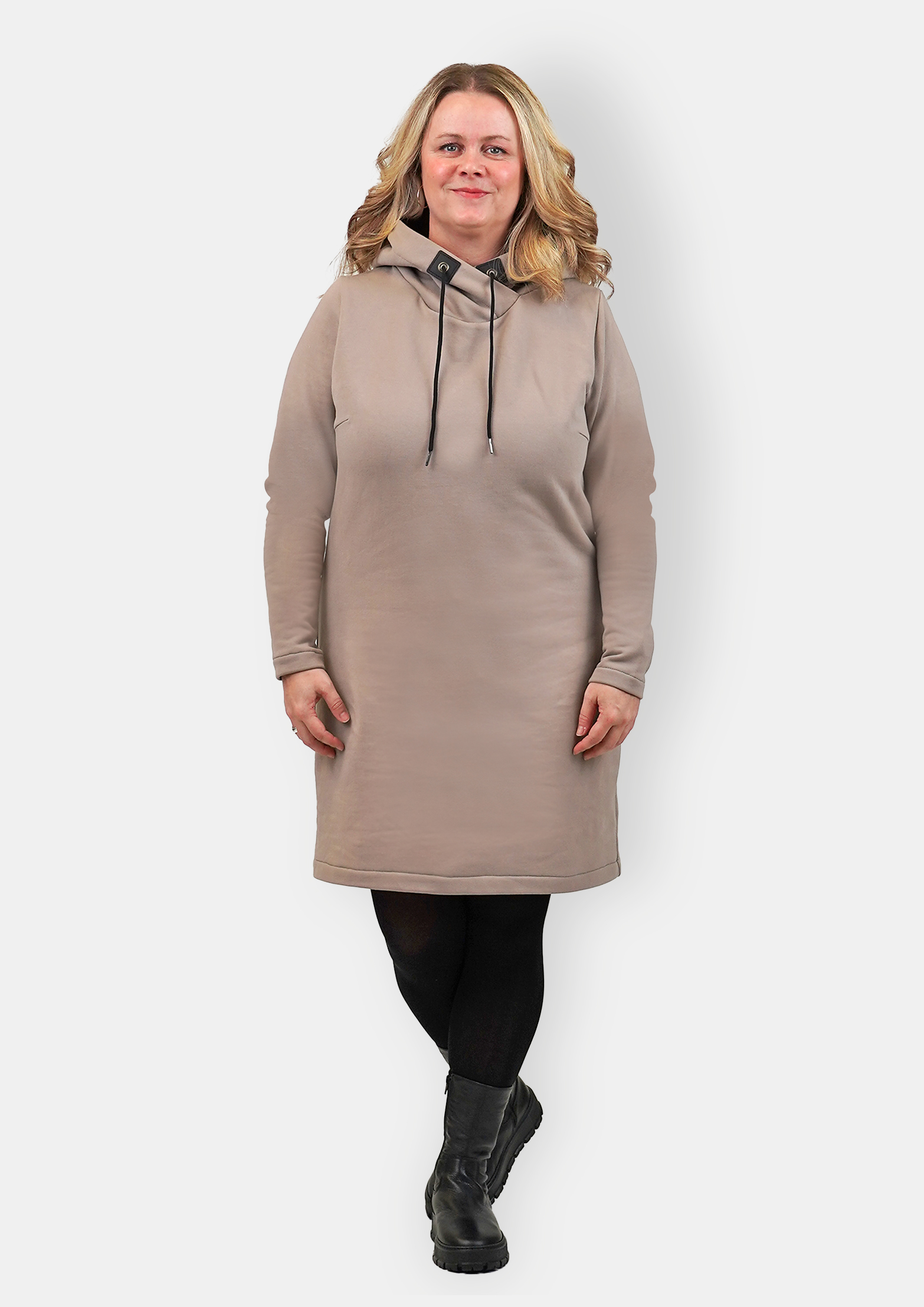 fadenk-fer-nieke-kleid-schnittmuster-damen-32-58-kapuze image 3