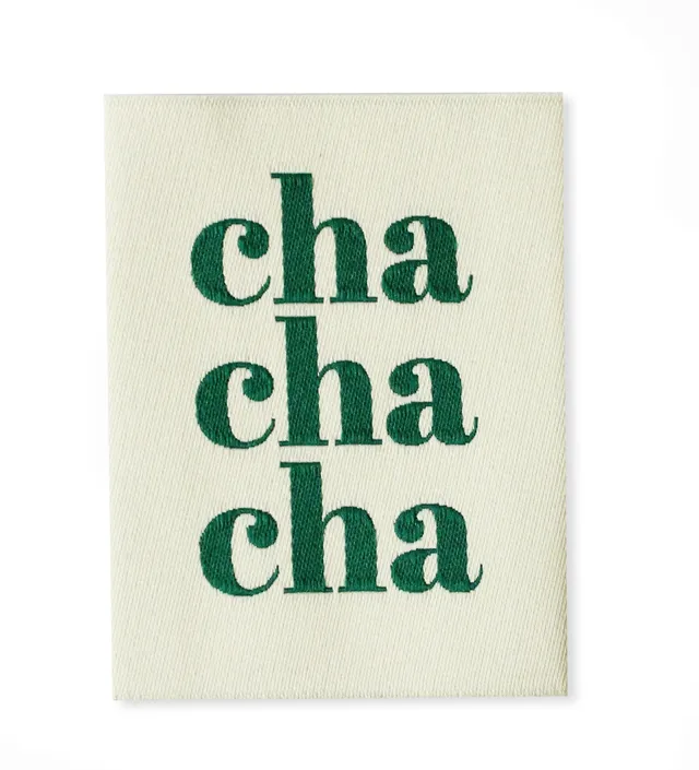 paul-clara-weblabels-xl-cha-cha-cha-weblabel-4-5x6-cm-polyester image 1