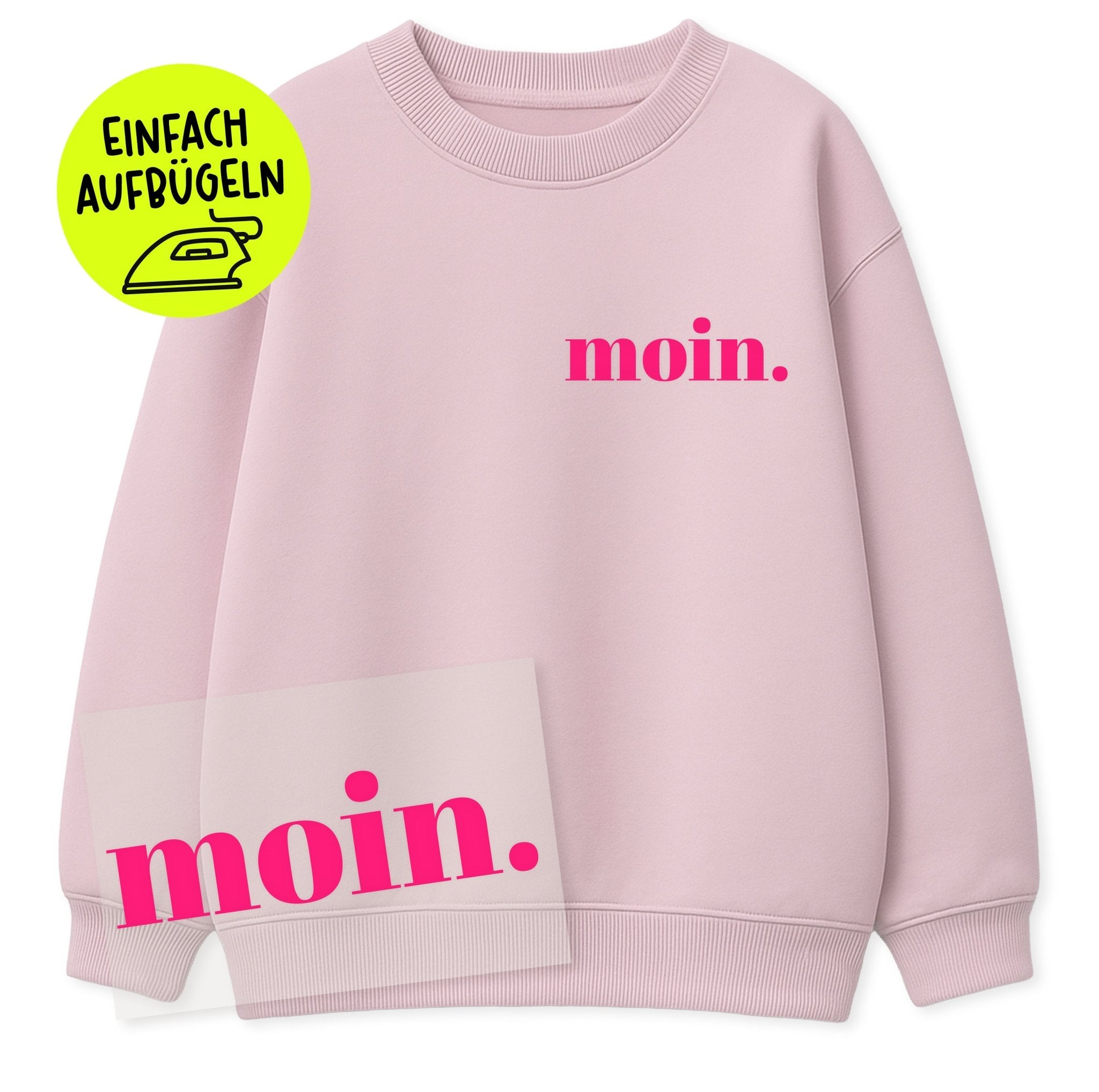 paul-clara-flock-patches-moin-dunkelgr-n-iron-on image 2
