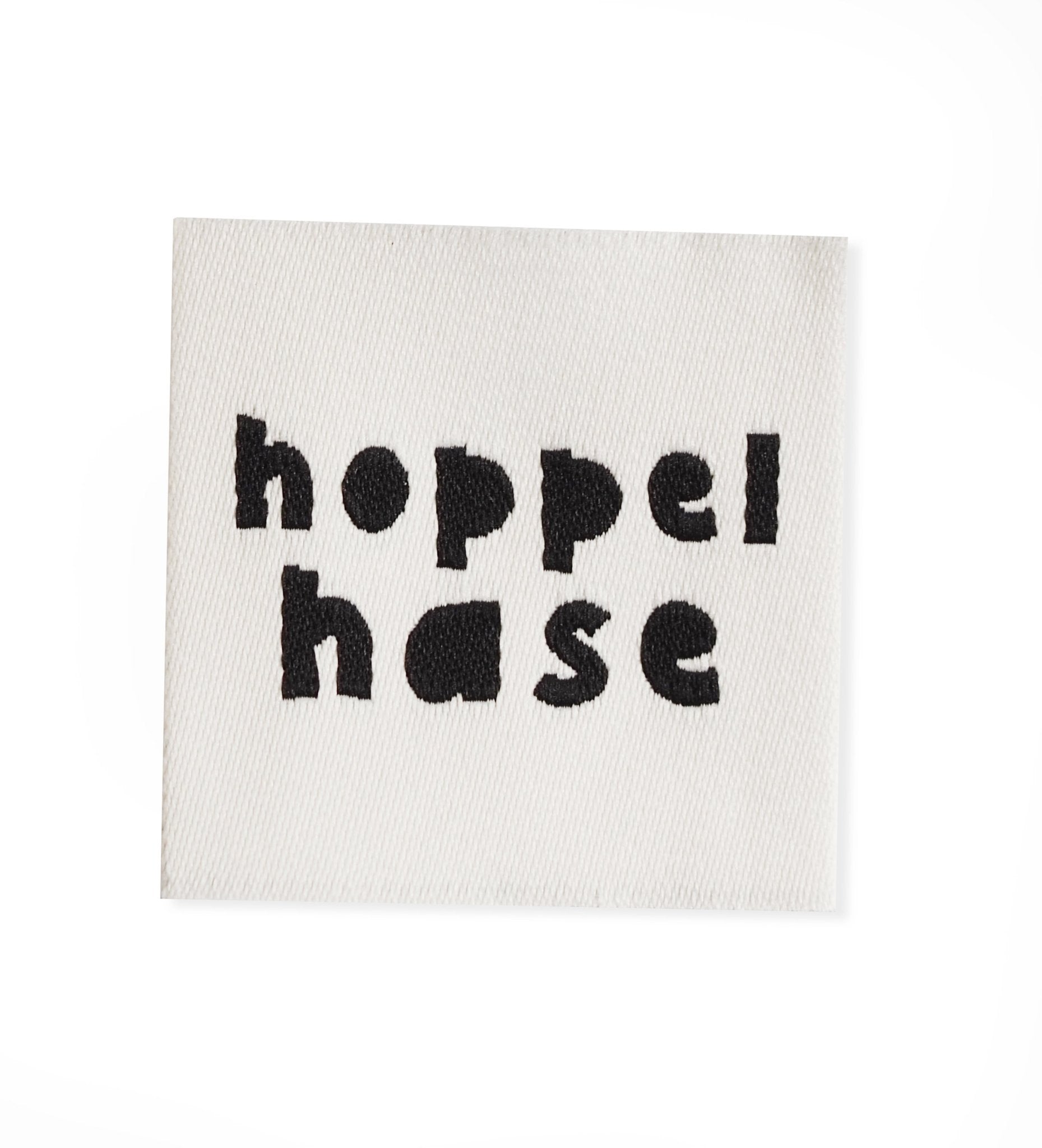 paul-clara-weblabel-hoppel-hase-etikett-3-5-x-3-5-cm image 1