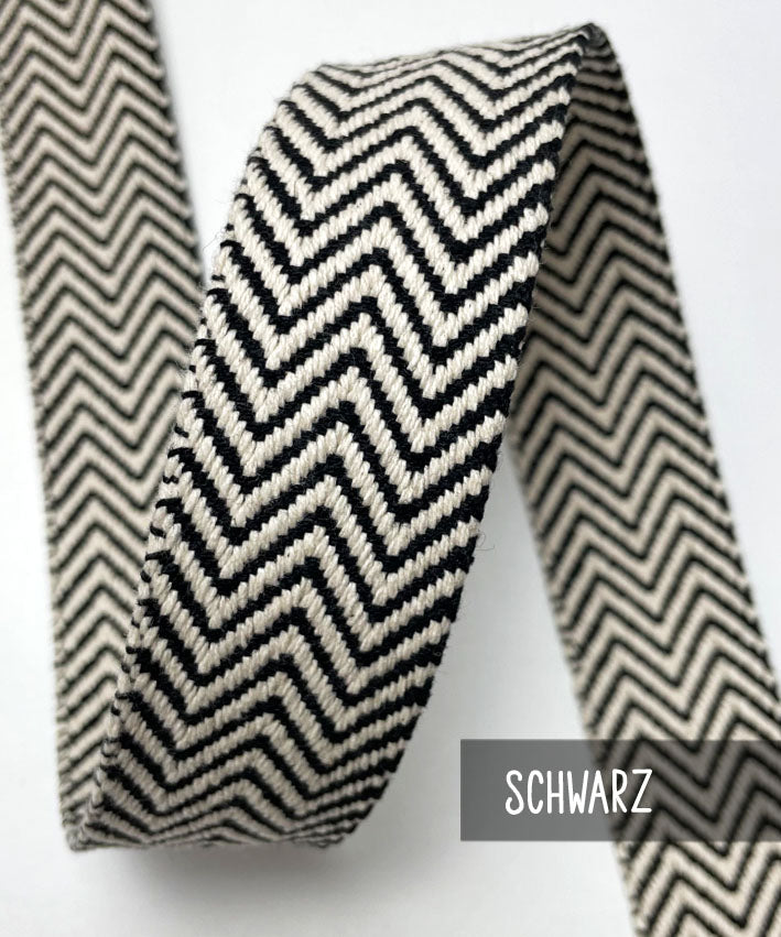 lenipepunkt-kurzwaren-gurtband-zickzack-4-cm-baumwolle-gr-n image 3