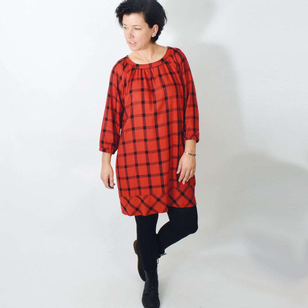 lenipepunkt-158-raglan-kleid-papierschnittmuster-kleid-gr-32-58 image 8