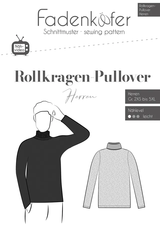 fadenk-fer-rollkragen-pullover-herren-papierschnitt-2xs-5xl image 1