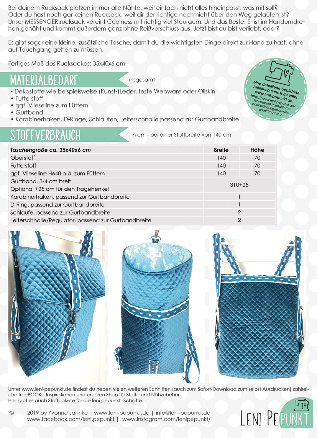 lenipepunkt-139-messenger-rucksack-papierschnittmuster image 3
