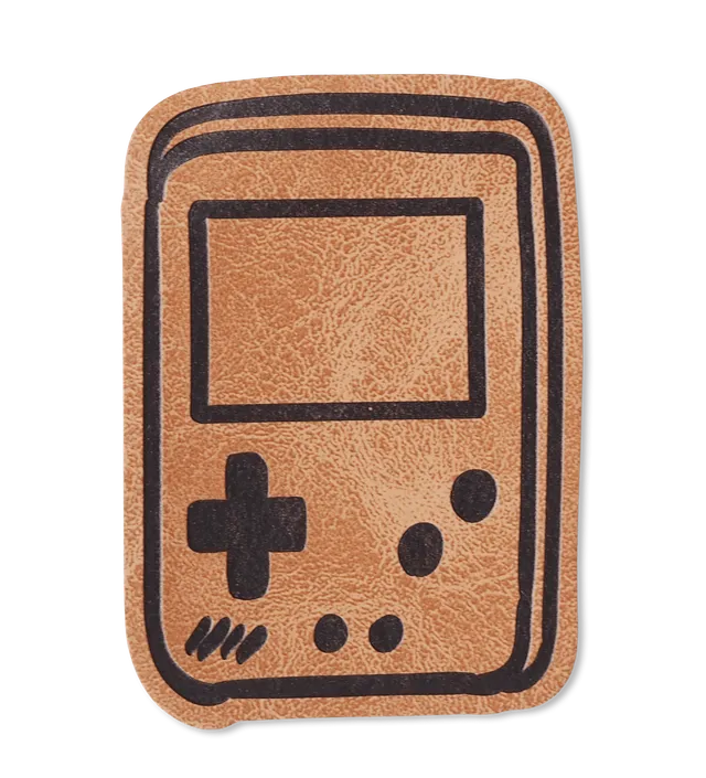 paul-clara-kunstleder-labels-spielkonsole-label-iron-on image 1
