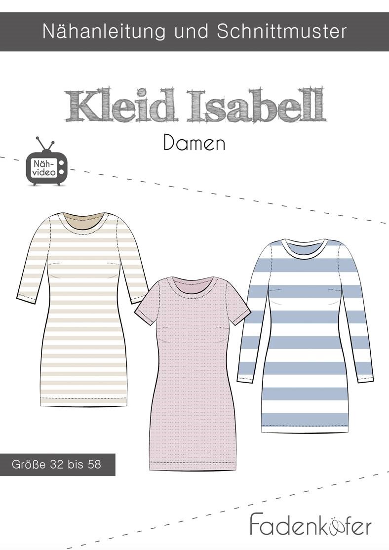 fadenk-fer-kleid-isabell-papierschnittmuster-damen-kleid image 1