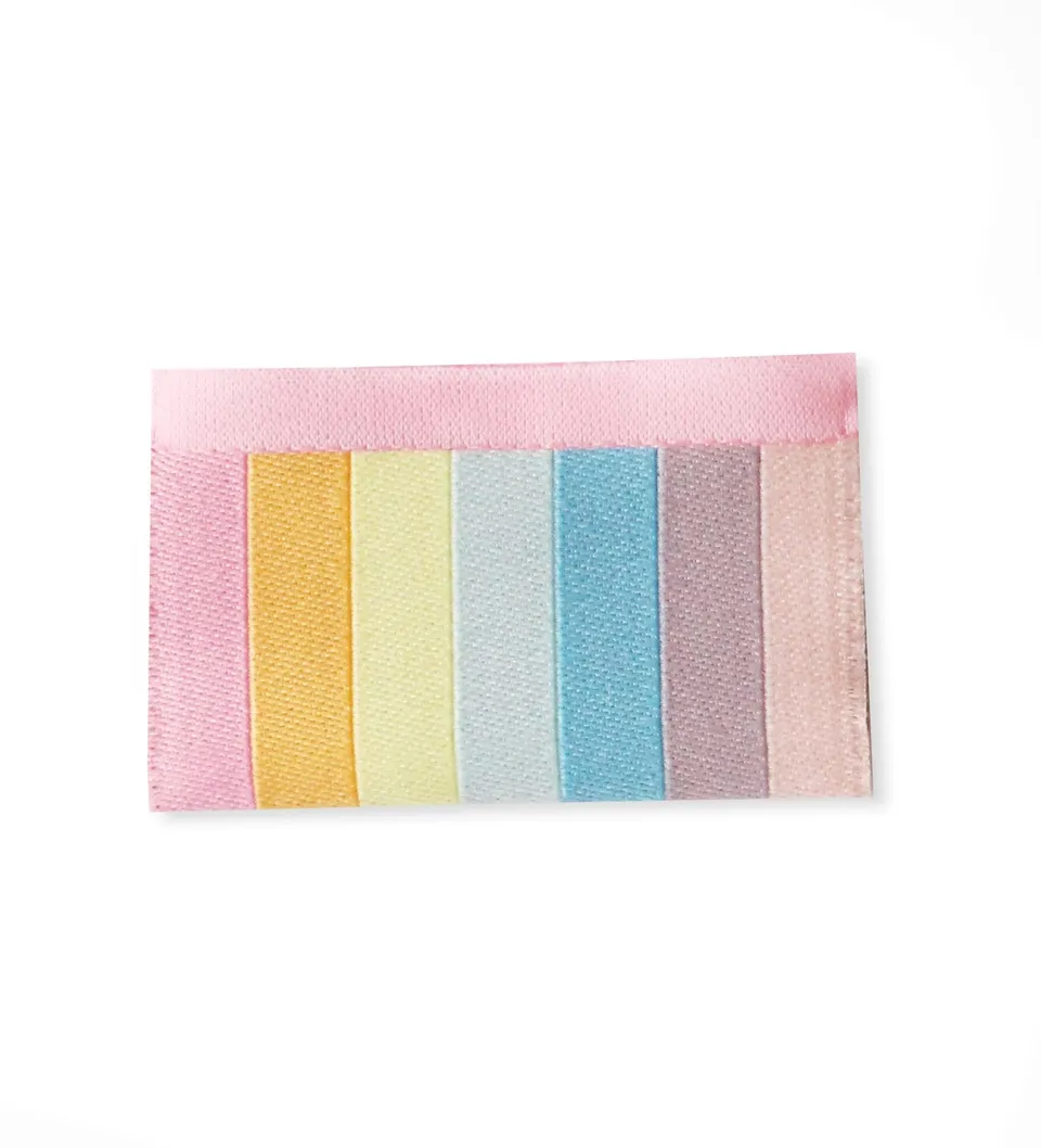 paul-clara-weblabels-klapp-label-rainbow-stripes image 1