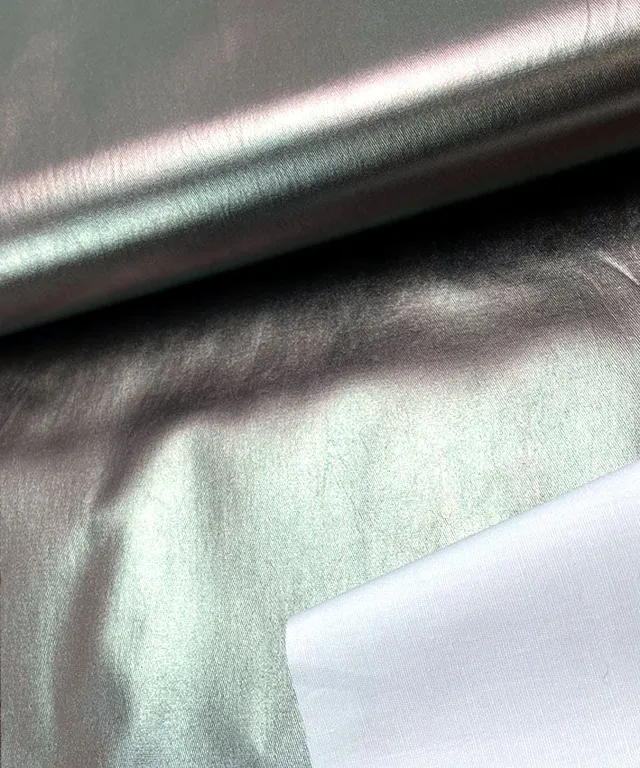 lenipepunkt-regenjackenstoff-waterproof-metallic-dusty-brown image 1