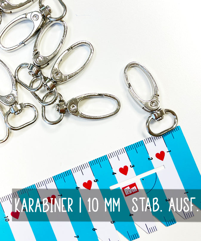lenipepunkt-karabiner-10-mm-silber-zinkdruckguss image 1