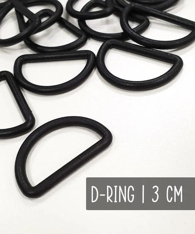 lenipepunkt-kurzwaren-d-ring-30-mm-kunststoff-schwarz image 1