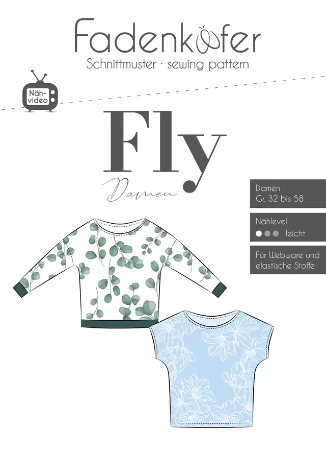 fadenk-fer-fly-papierschnittmuster-shirt-damen-32-58 image 1
