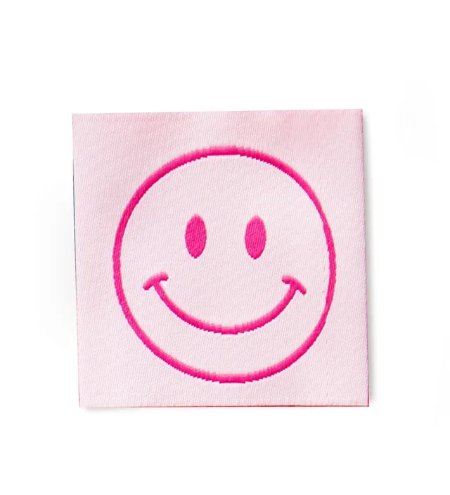 paul-clara-weblabel-smile-pink-label-4x4-cm image 1