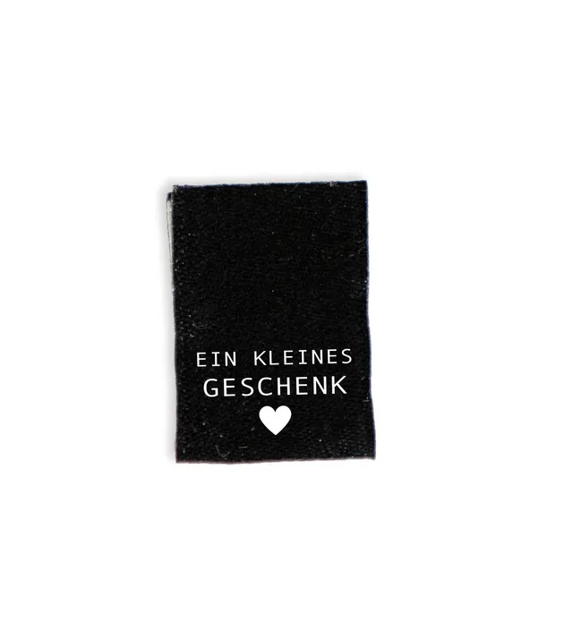 paul-clara-weblabels-klapp-weblabel-ein-kleines-geschenk-schwarz image 1