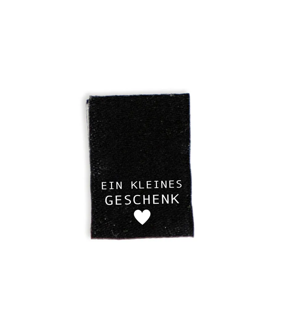 paul-clara-weblabels-klapp-weblabel-ein-kleines-geschenk-schwarz image 1