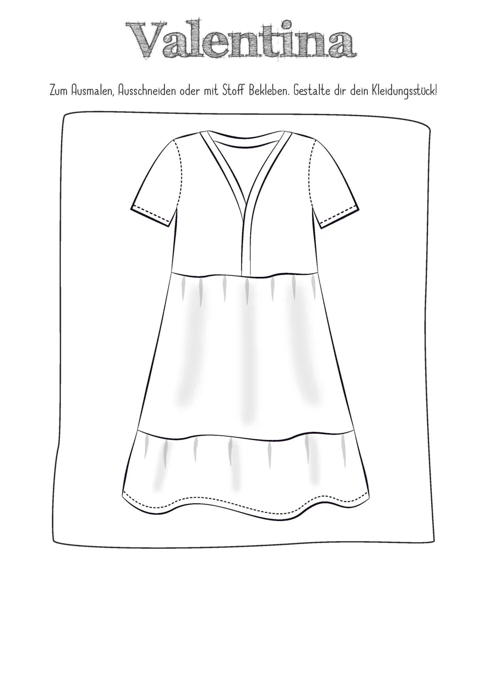 fadenk-fer-designvorlagen-valentina-damen-vorlage-f-r-kleid image 1