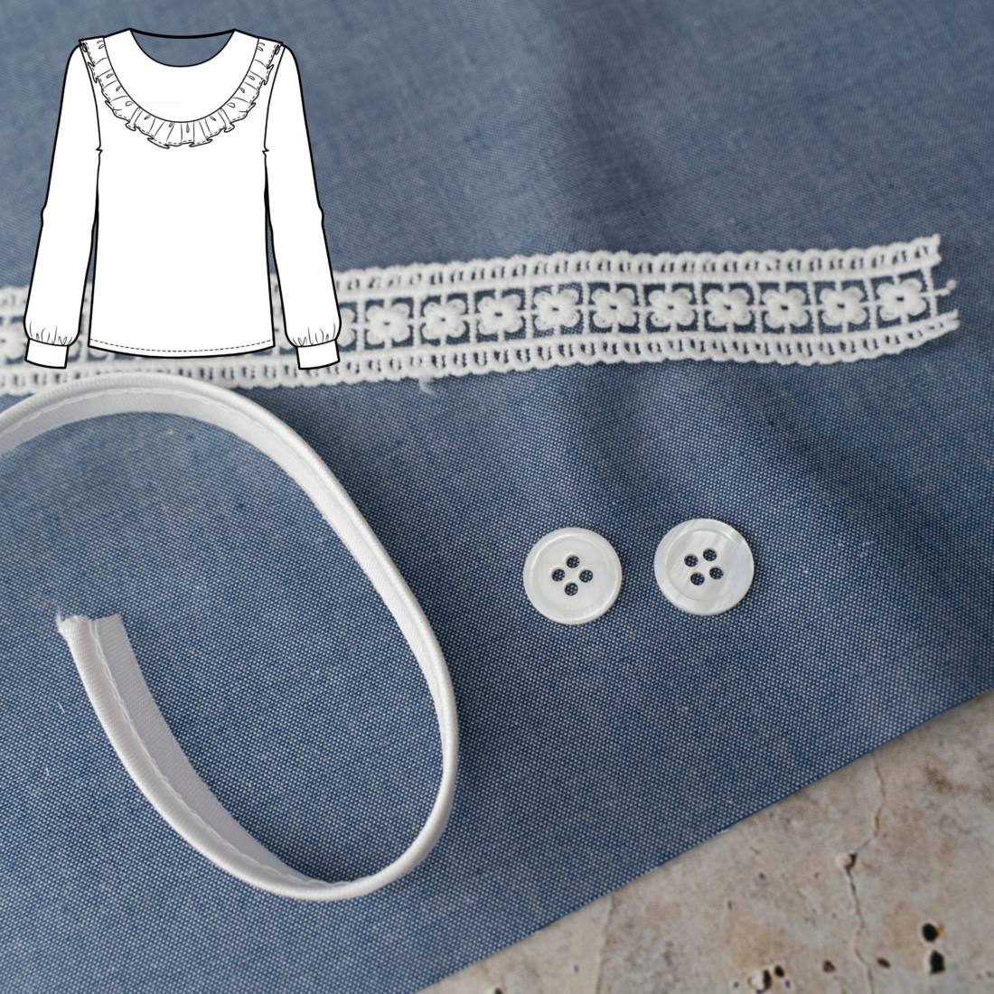 n-hfrosch-seni-bluse-n-hpaket-chambray-mit-spitze image 1