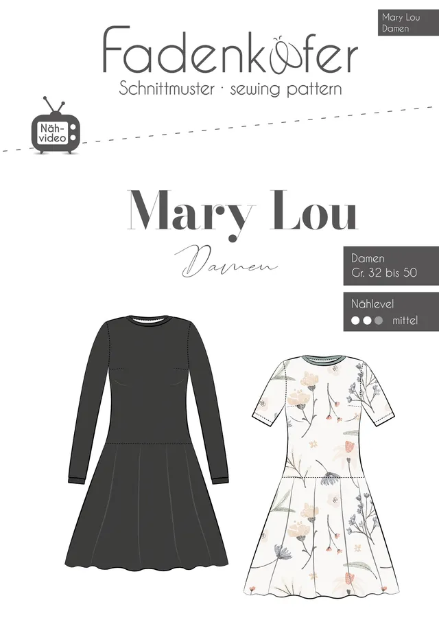 fadenk-fer-mary-lou-drehkleid-papierschnittmuster-gr-32-50 image 1