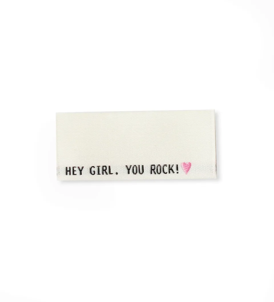 paul-clara-weblabels-hey-girl-you-rock-klapp-label-spruch image 1