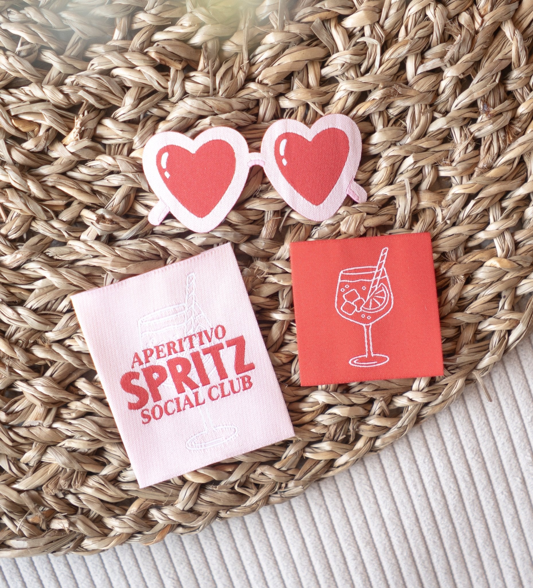 paul-clara-weblabels-spritz-weblabel-rot-rosa-3-5-cm image 2