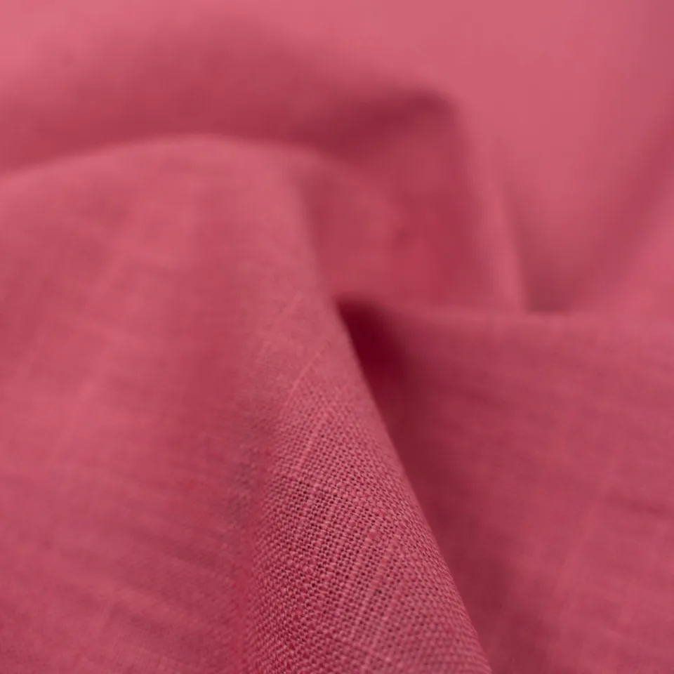 n-hfrosch-leinen-pink-leinenstoff-meterware-atmungsaktiv image 1