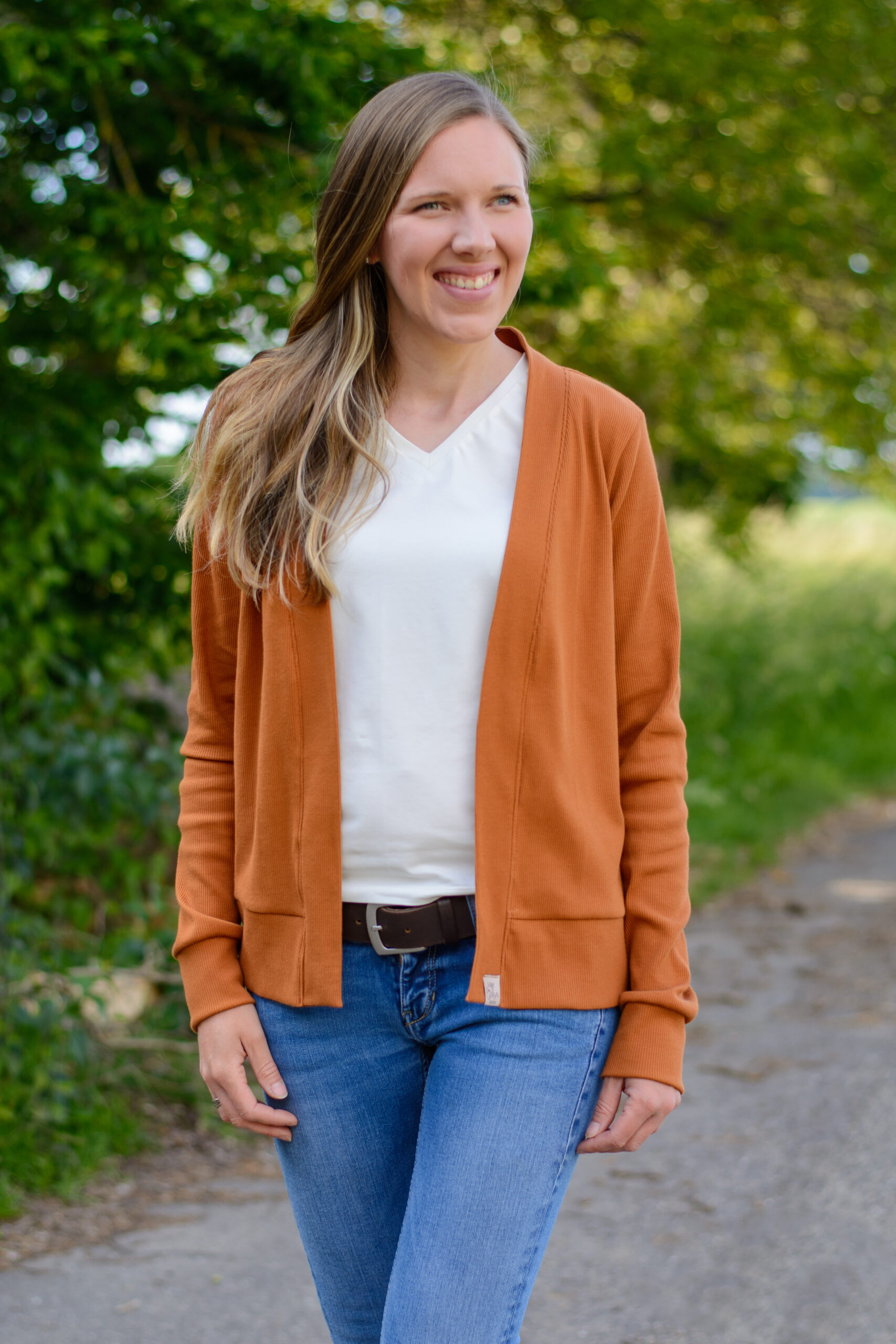 fadenk-fer-karo-strickjacke-schnittmuster-damen-32-58 image 6
