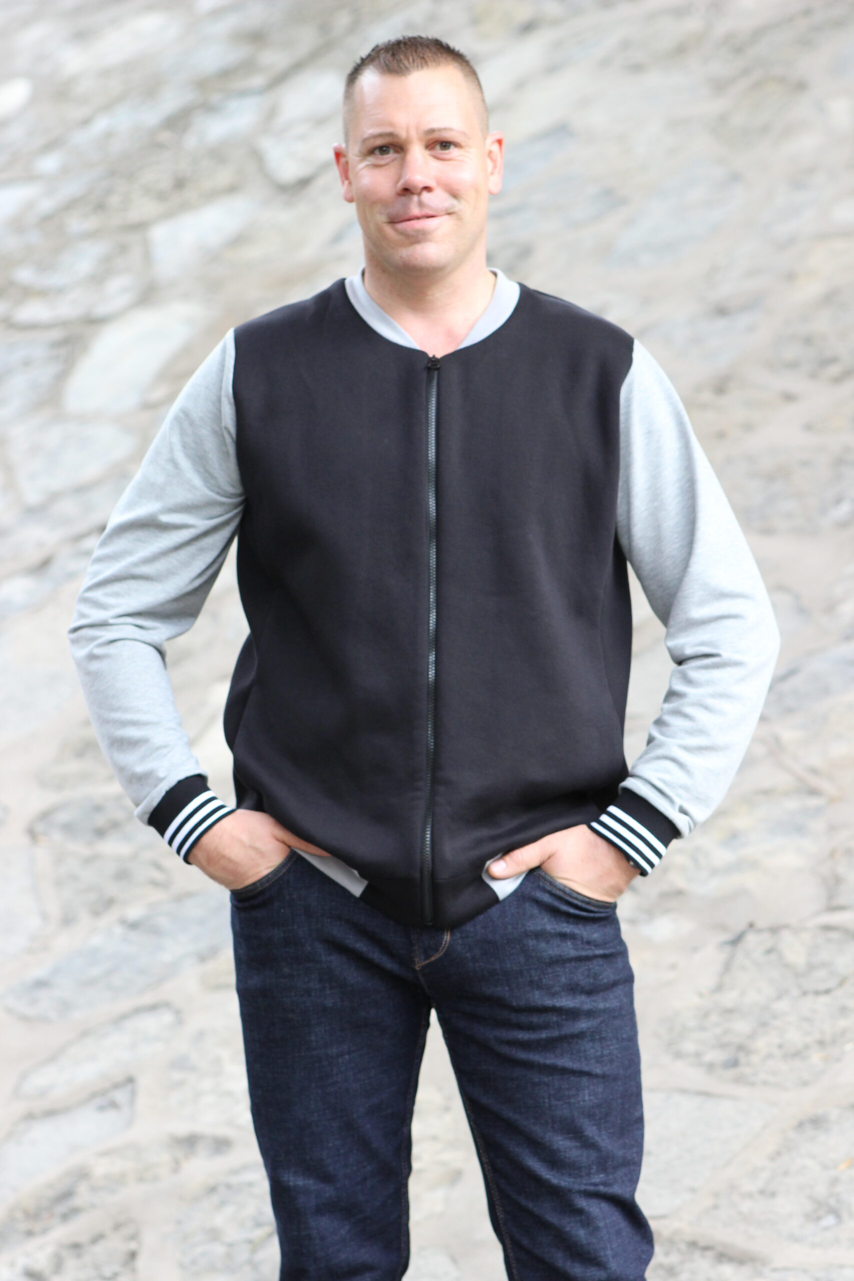 fadenk-fer-college-jacke-herren-papierschnitt-2xs-4xl image 3