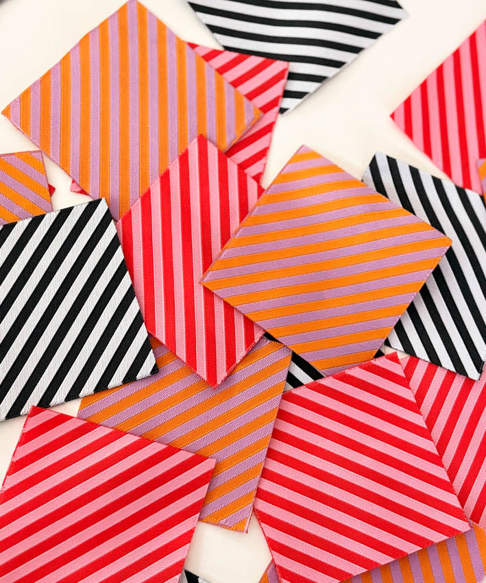lenipepunkt-xl-patch-stripes-diagonal-schwarz-wei-6x6cm image 6