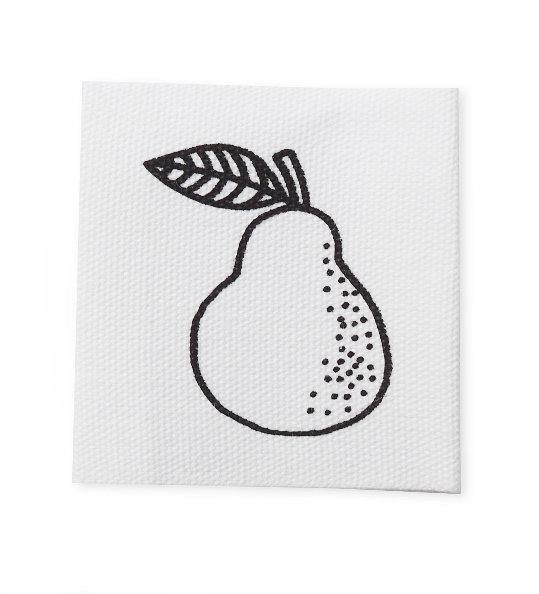 paul-clara-baumwoll-labels-birne-label-3-8-cm image 1