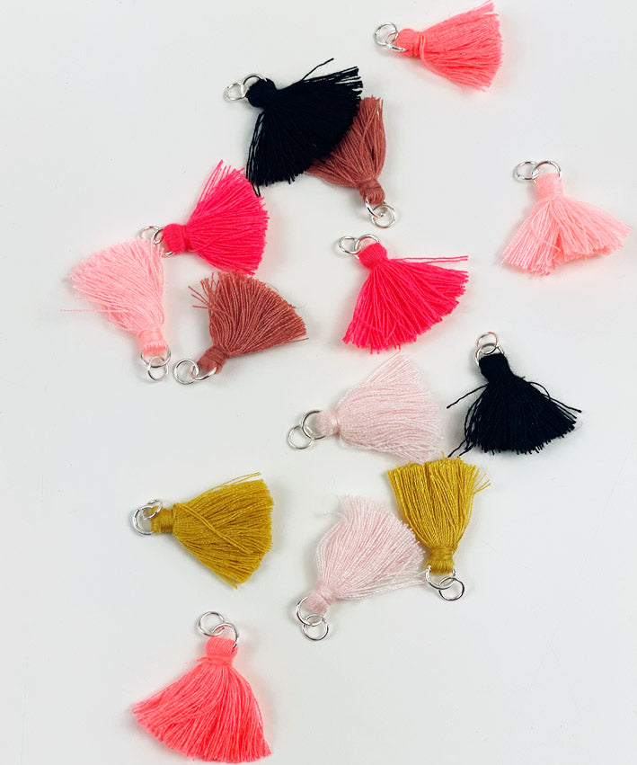 lenipepunkt-mini-quasten-mix-2-st-ck-22-mm-neonpink image 1