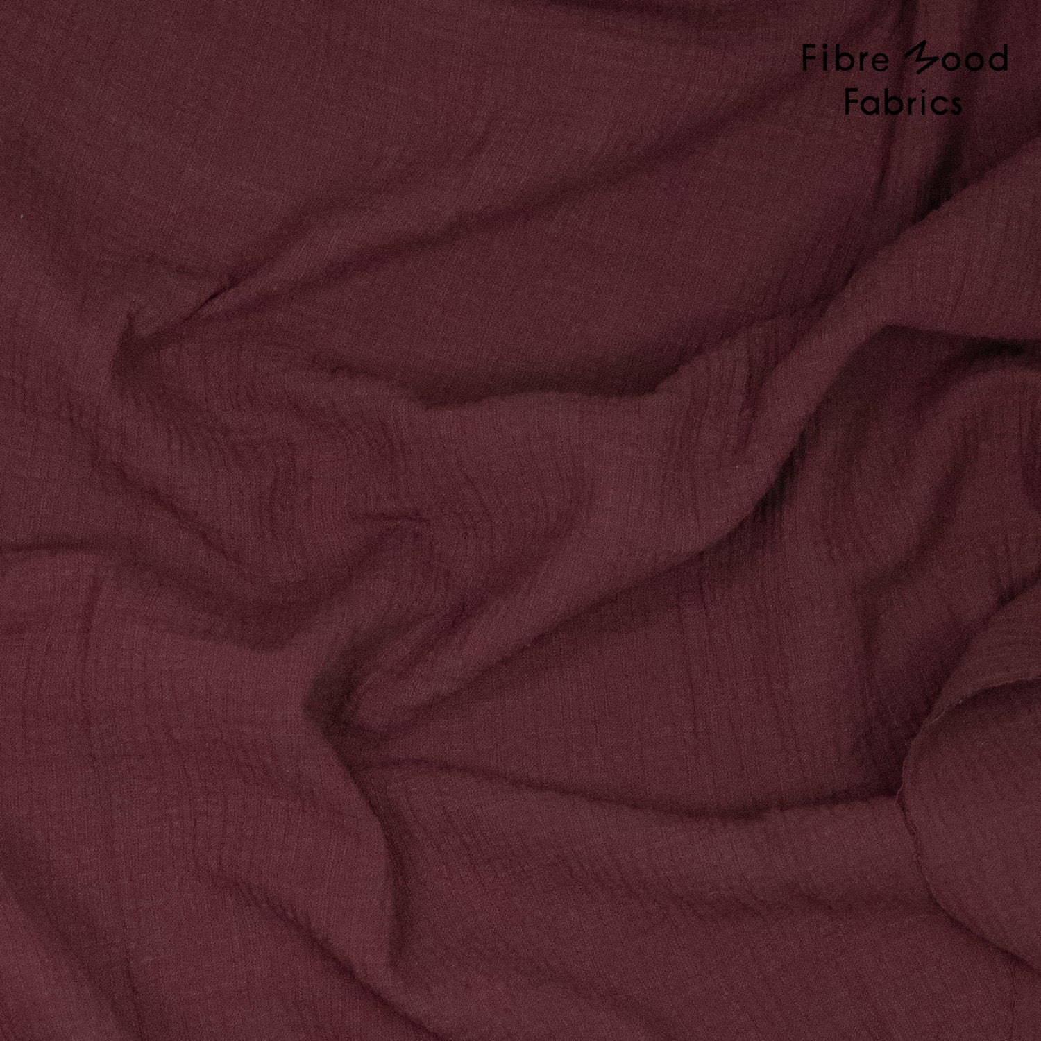 fibre-mood-woven-slub-doublegauze-musselin-dunkelrot-150-cm image 2