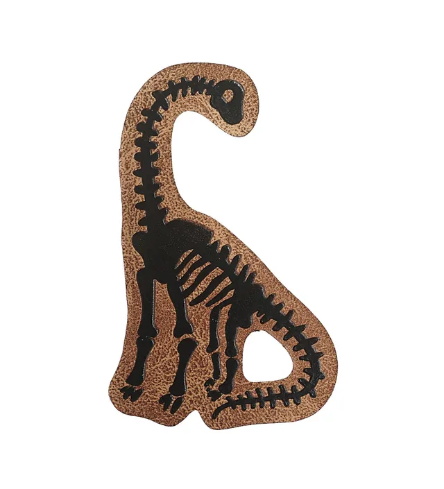 paul-clara-kunstleder-labels-dino-iron-on-3-5x5-cm image 1