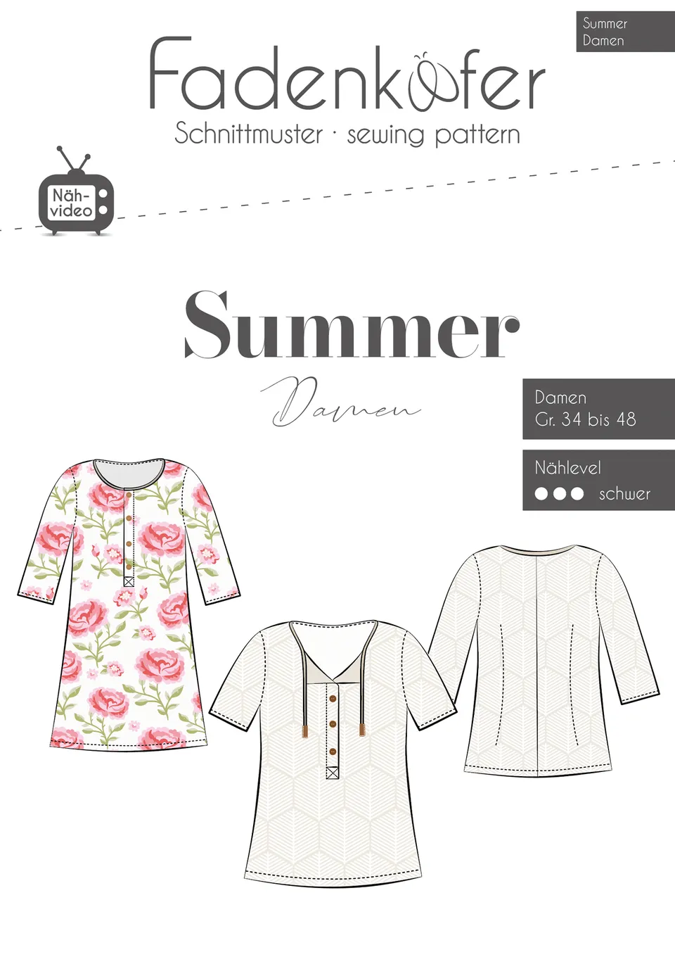 fadenk-fer-papierschnittmuster-summer-schnittmuster-damen image 1