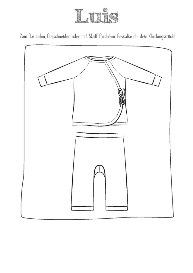 fadenk-fer-erstlingsset-luis-designvorlagen-baby image 1